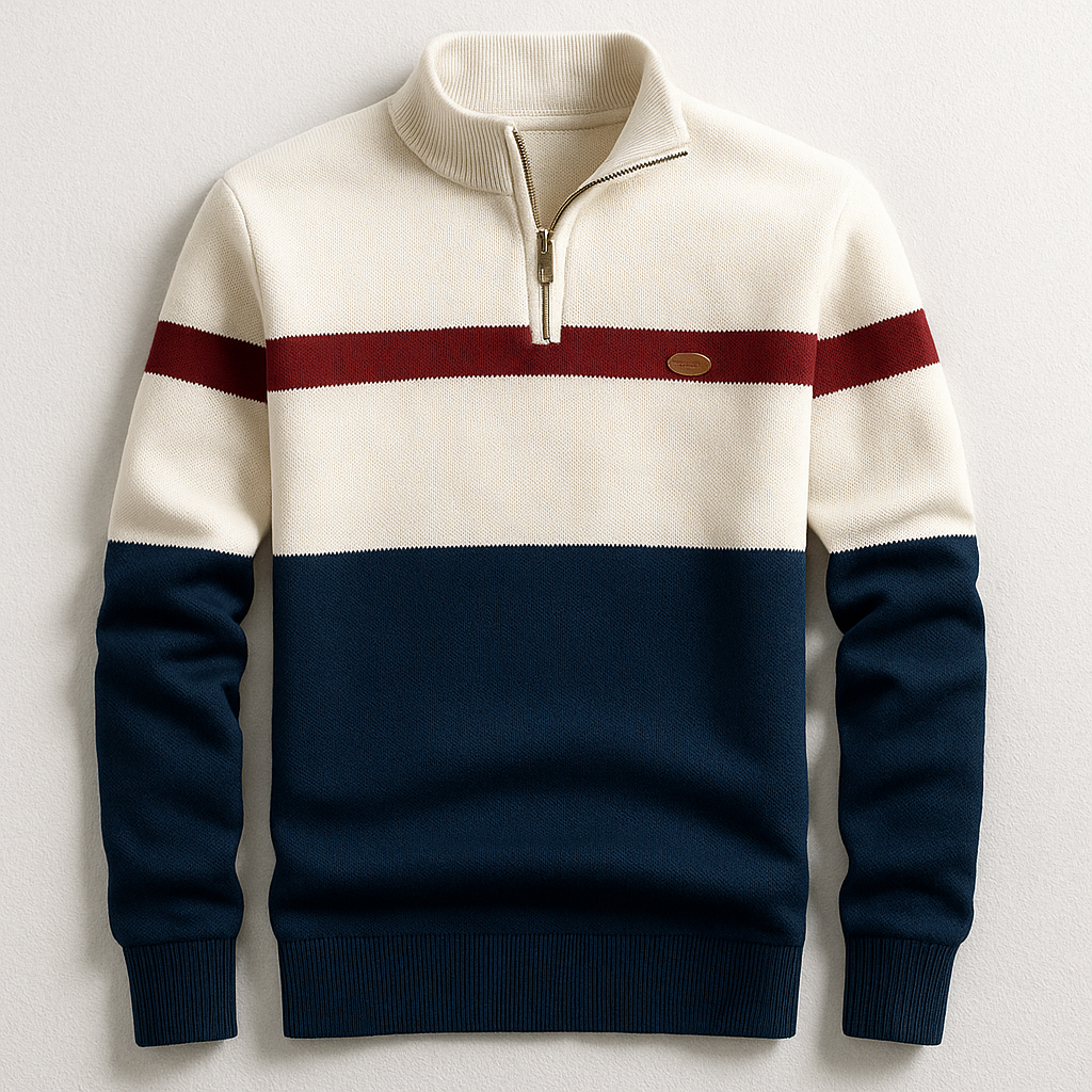 Sweater Navy White