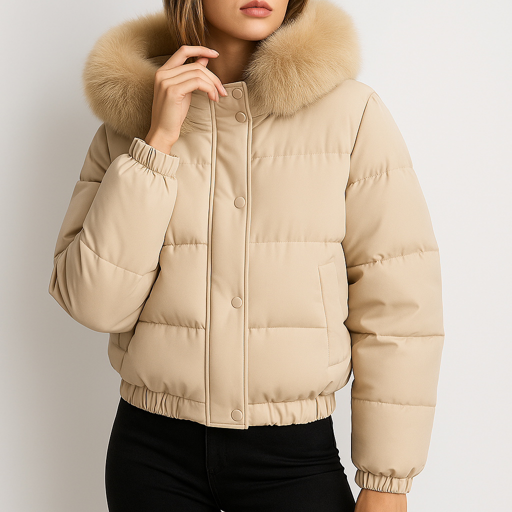 Puffer jacket Cream