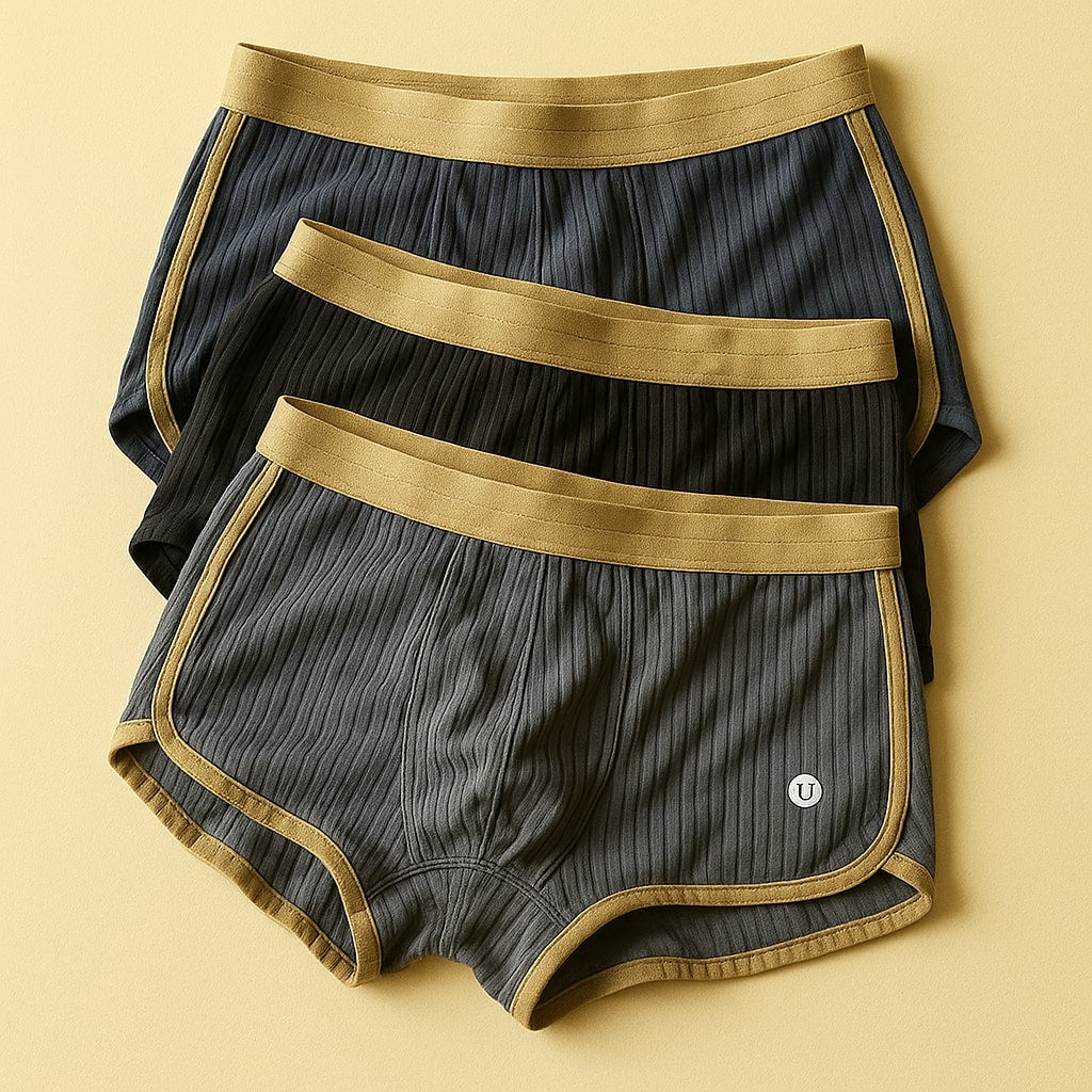 ARIO COTTON BOXER BRIEFS SET