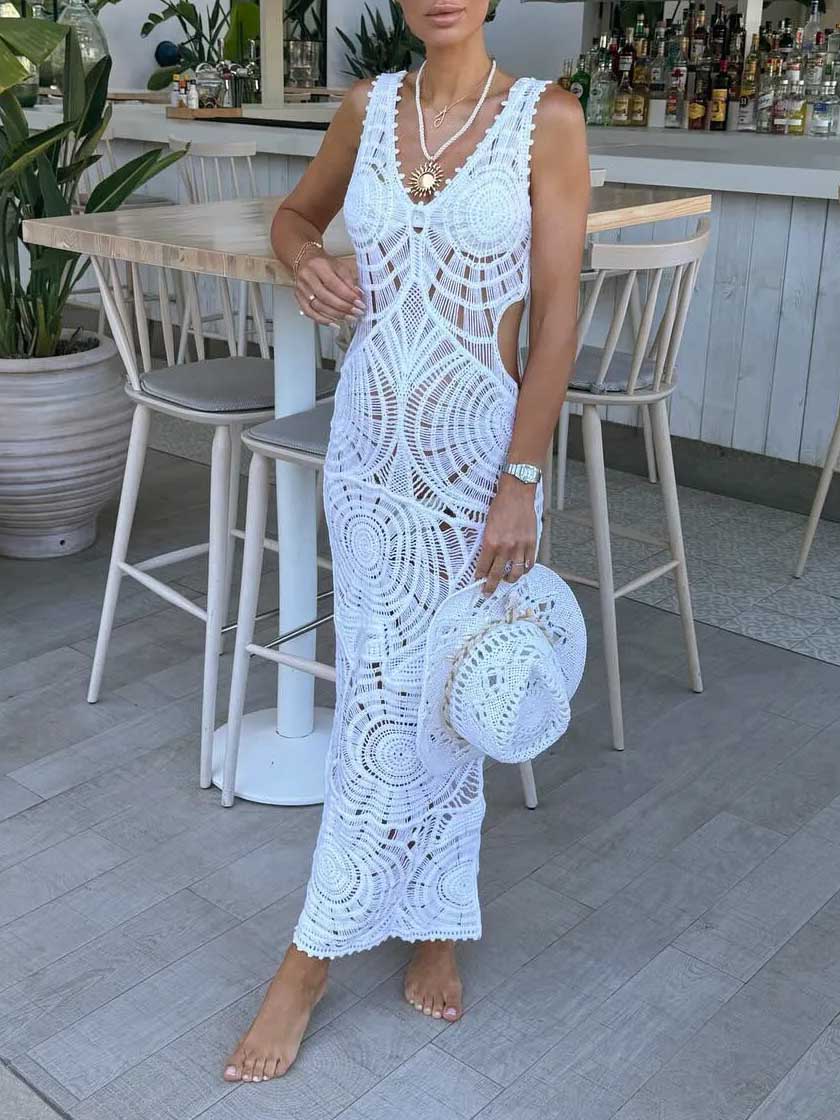 Beach Slim Sexy Midi Dress