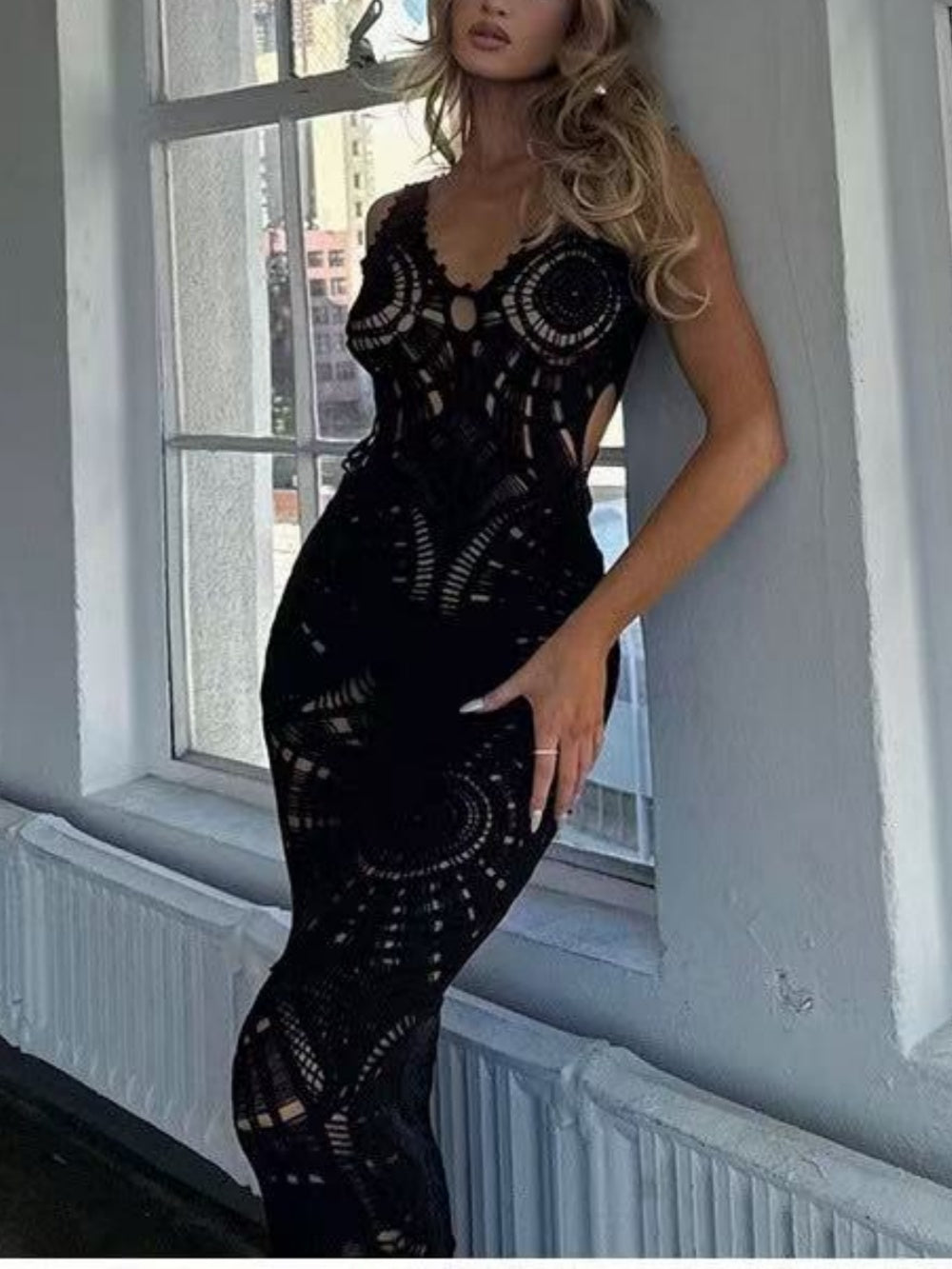 Beach Slim Sexy Midi Dress