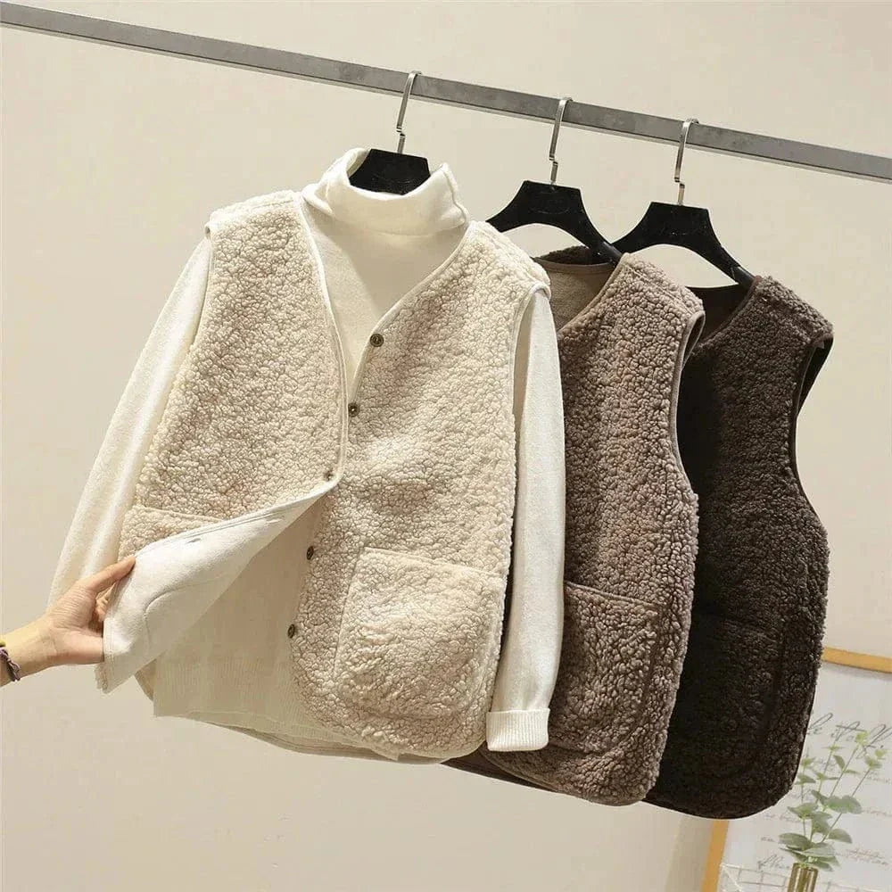 LaLuna Teddy Fleece Vest