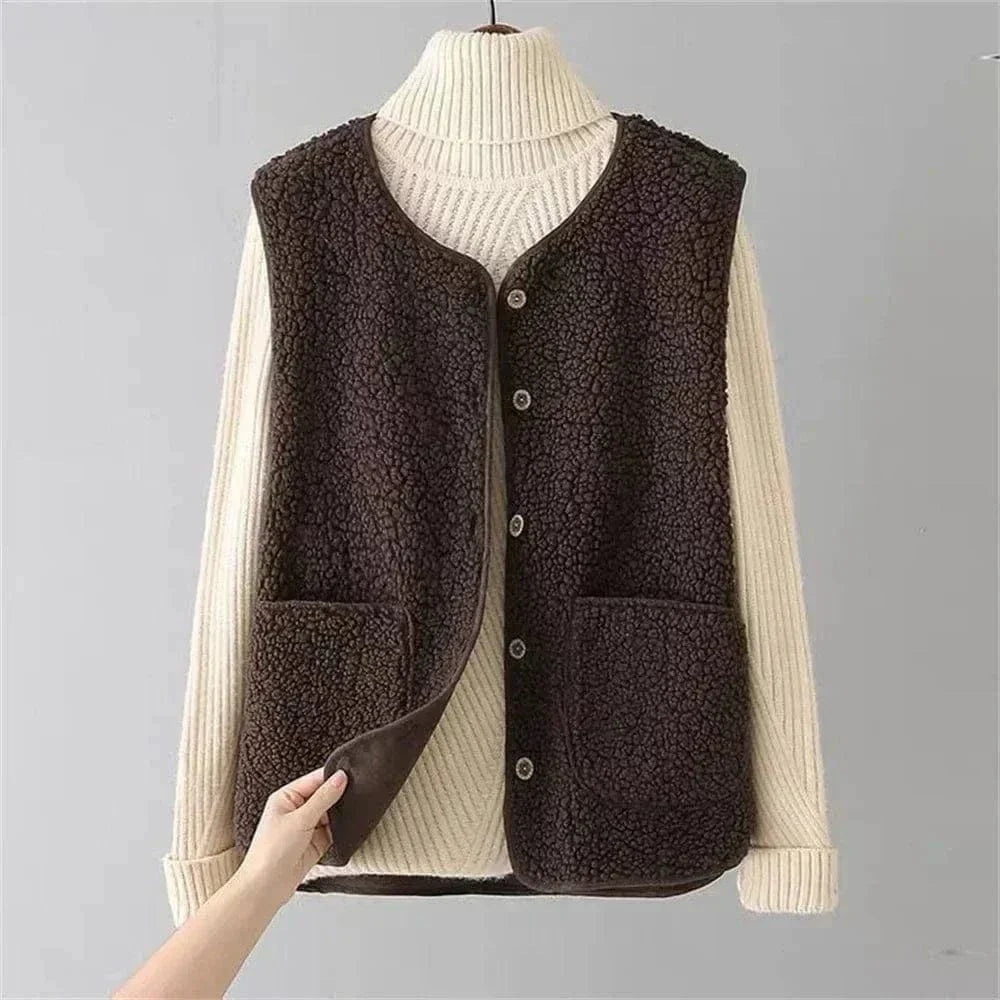 LaLuna Teddy Fleece Vest