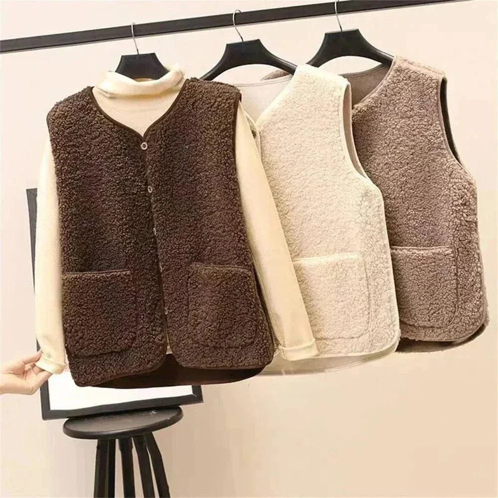 LaLuna Teddy Fleece Vest