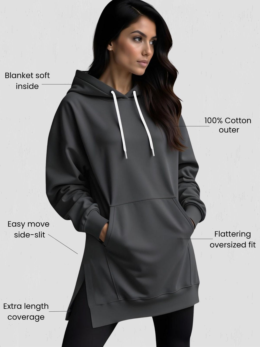 Oversized Hoodie Dress