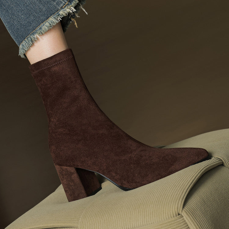 VERONA GENUINE SUEDE BOOTS.