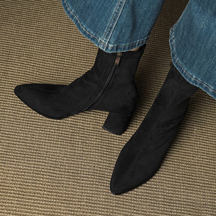 VERONA GENUINE SUEDE BOOTS.