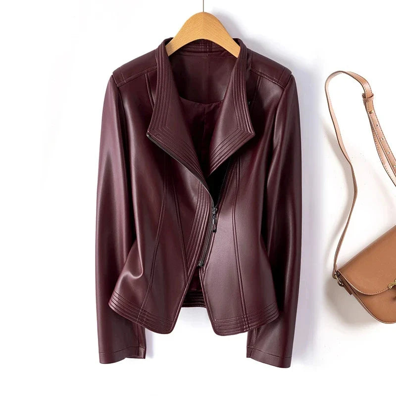Brigitte Tailored Leather Jacket