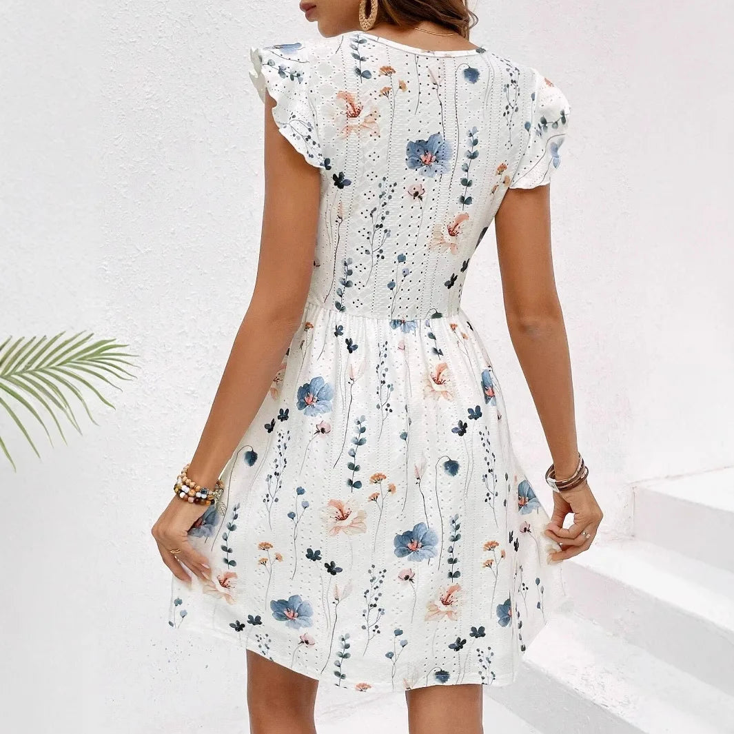 Karen Fashion Summer Mini Dress .
