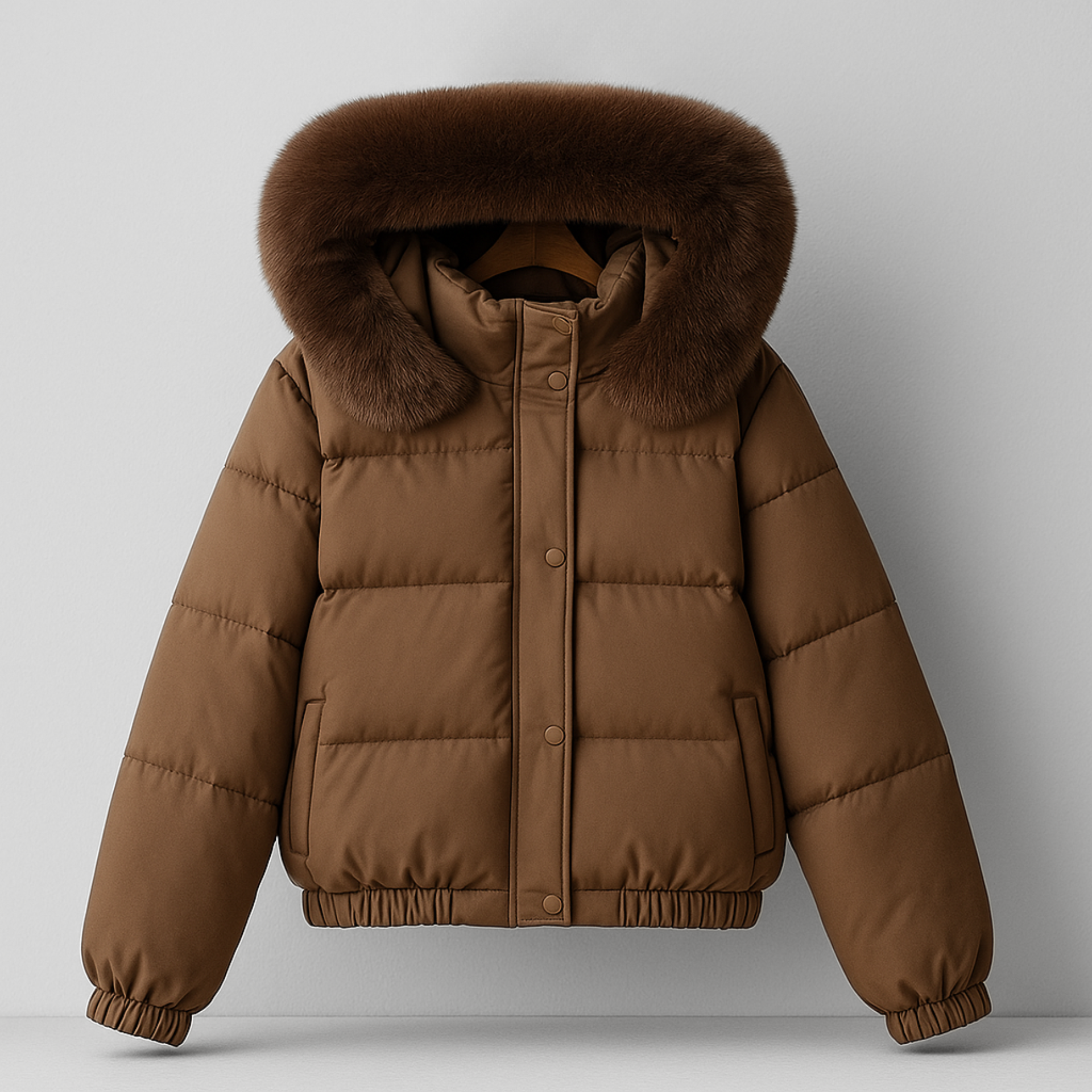Puffer Jacket Brown