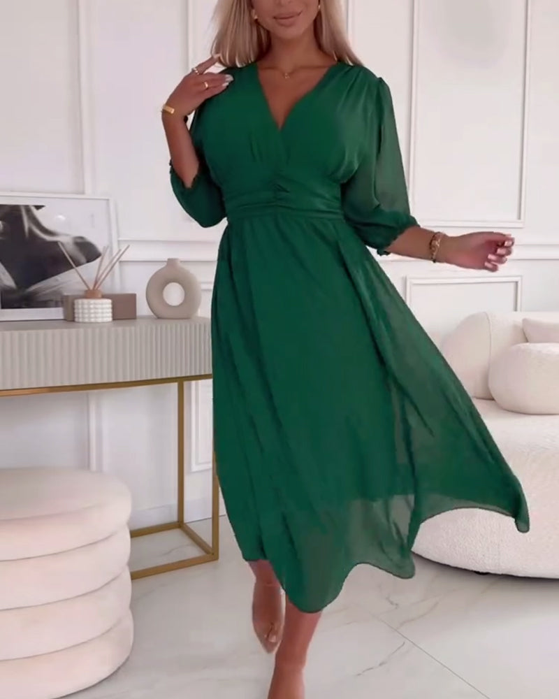 DIANA WAISTED DRESS