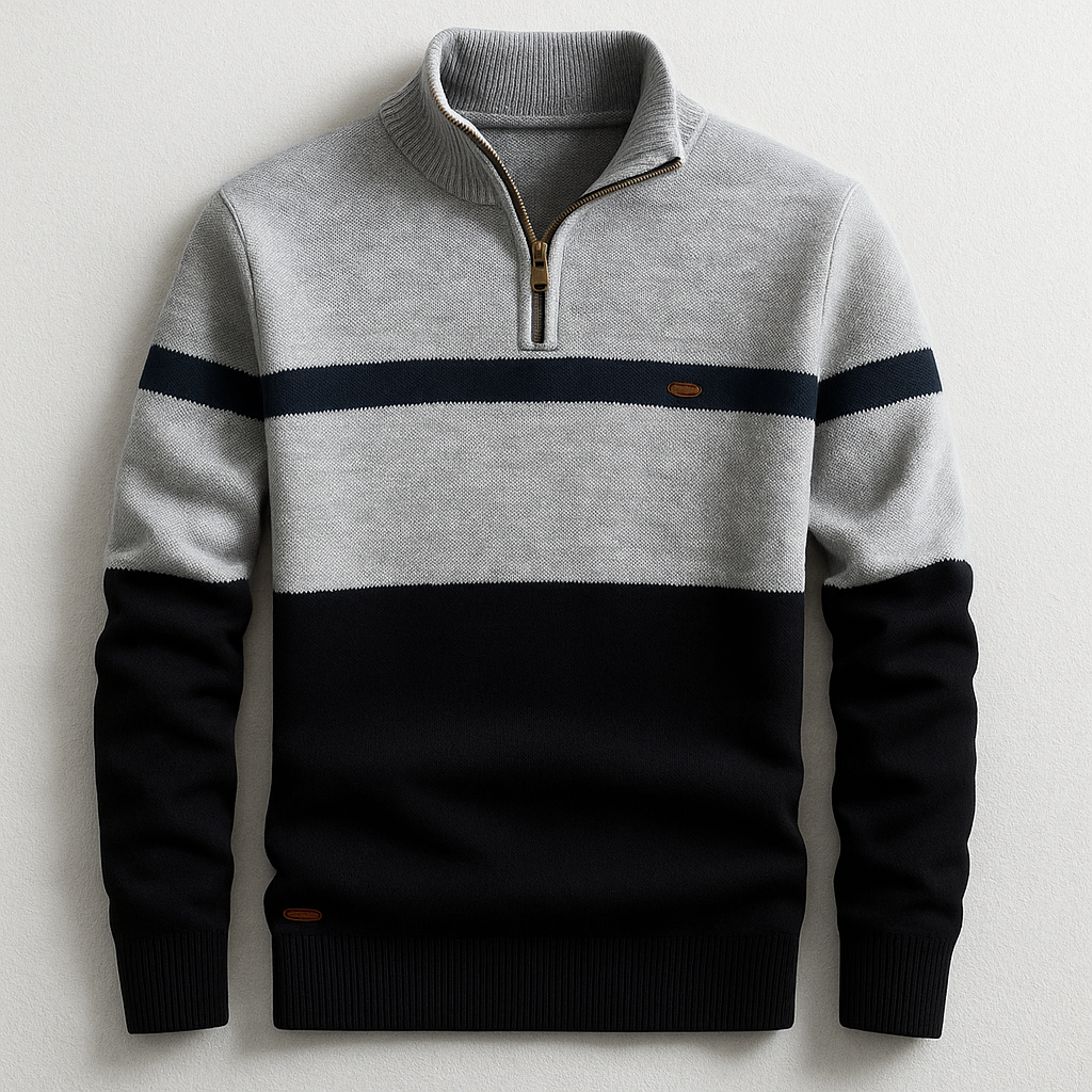 Sweater Navy Grey