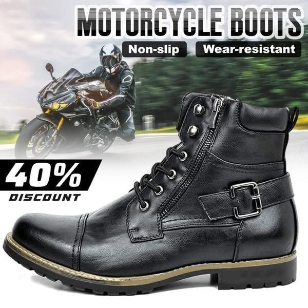 Nightrider Leather Boots